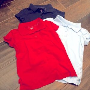 EUC 3pc Girls Polo Shirt Bundle